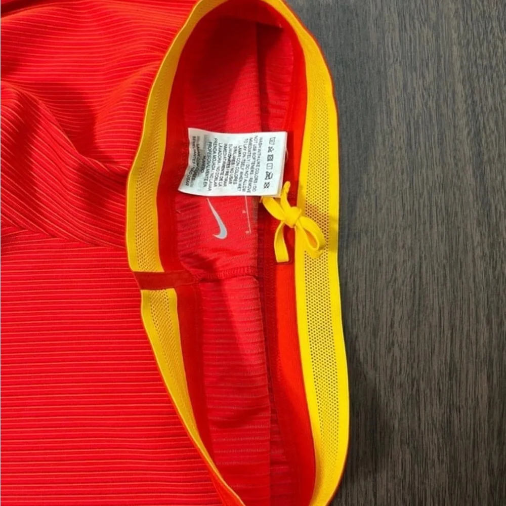 New Nike Pro Elite Track & Field  3/4 Tights Pants Red AO8495-000 Women's Small - Picture 5 of 7